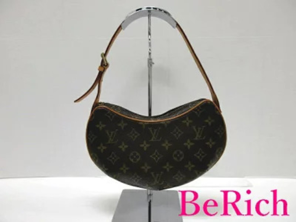 Louis Vuitton Monogram Pochette Croissant LV Hobo Bag Handbag Pouch